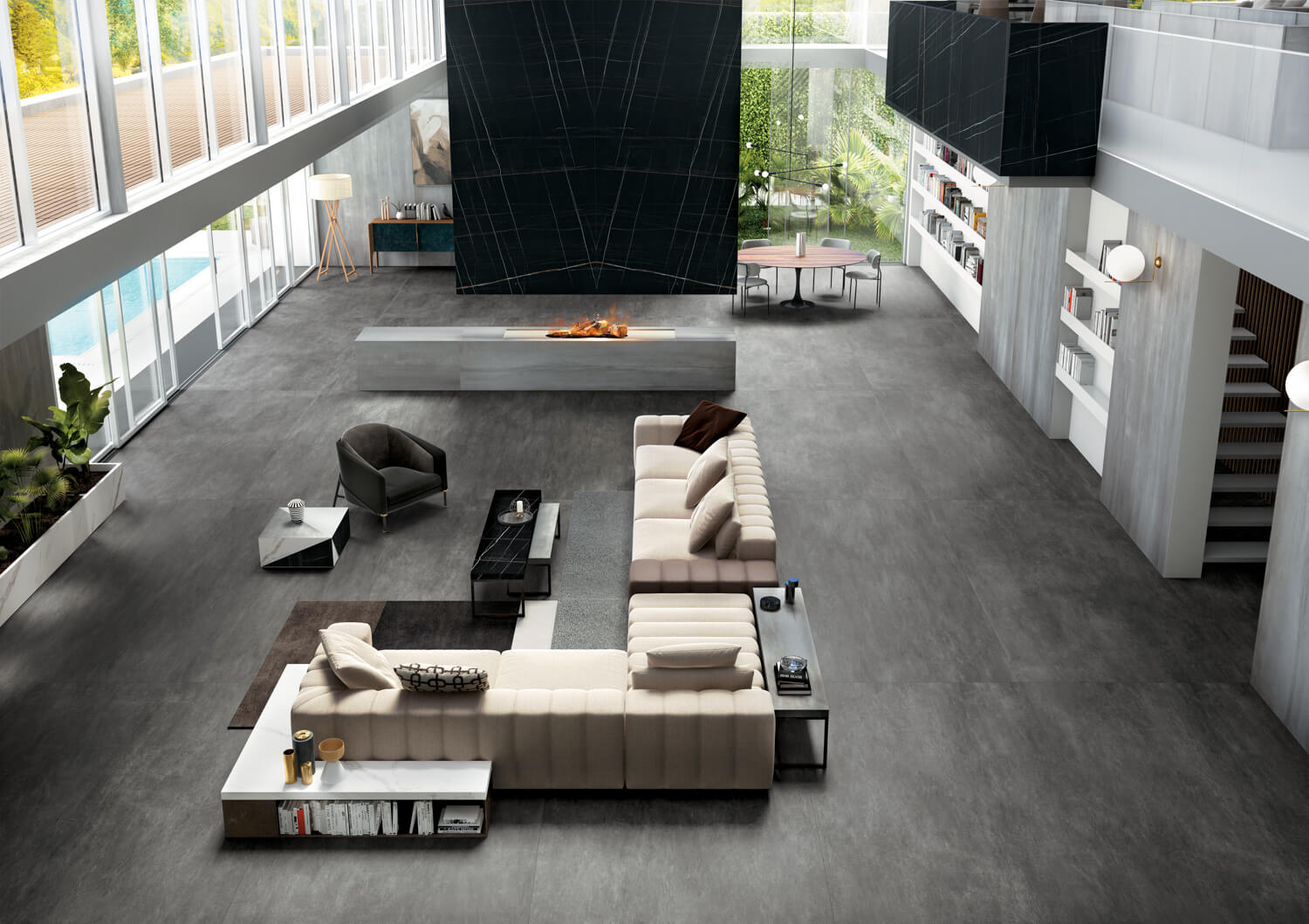 5_Sahara_Noir_MB10-Extra Statuario_MB04- Kind_of_Blue_MB01- Concrete_Black_CE03_1620_x_3240mm